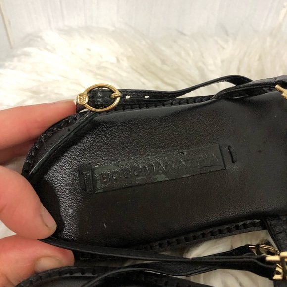 BCBG MaxAzria Audrina Black Thong Sandals - Picture 11 of 12